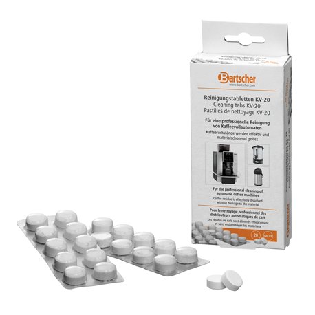 Bartscher Reinigingstabletten KV-20 (2x10 stuks)