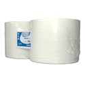 Industrierol / uierpapier 100% cellulose 380m - 24cm - 2 laags - PAK: 2 rol