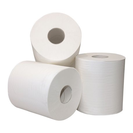 Midi poetspapier 100% cellulose 1-Laags 280 meter - PAK: 6 rol