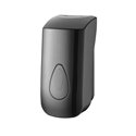 Zeepdispenser 400 ml kunststof zwart navulbaar