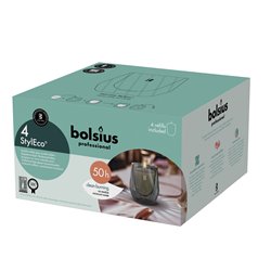 StylEco glas houder doos 4 stuks (grijs)