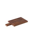 Acacia plank met handvat incl inkeping voor kom (per 1 stuks)