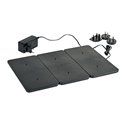 LED multi laadstation 26 x 39 cm Black voor 6 lampjes - Doos: 2 sets