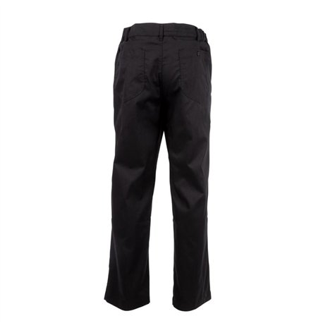 Chef Works Executive unisex koksbroek visgraat zwart L