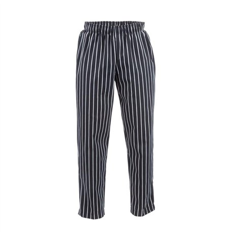 Chef Works Designer baggy koksbroek krijtstreep M