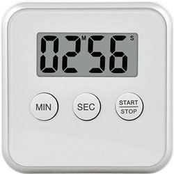 Digitale Kookwekker wit magnetisch met standaard