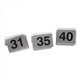 RVS tafelnummer set (1~50)