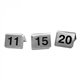 RVS tafelnummer set (1~50)