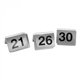 RVS tafelnummer set (1~50)