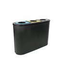 Triomf Afvalscheidingsstation 3 x 45 Liter – Zwart