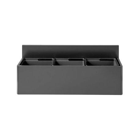 Bica Advanced 811 Wandafvalstation 3 x 20 Liter – Antraciet