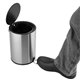 Ronde Pedaalemmer 6 Liter – Geborsteld Staal