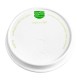 Vegware 79-Serie composteerbare koffiebeker deksels – 1000 stuks, wit