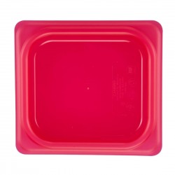 Cambro Safetrak IML afsluitdeksel rood – polypropyleen – 1/6 GN