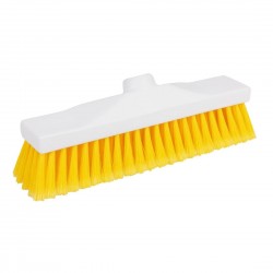 Jantex zachte hygiëne bezemkop geel 300mm – Polypropyleen