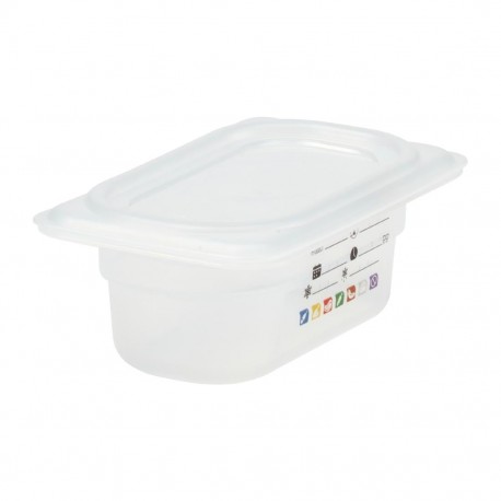Cambro Safetrak IML Voedselopslagbak GN 1/9 65mm - Polypropyleen, Helder