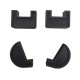 Buffalo rubber voetjes voor planeetmenger 20L – set van 4 stuks