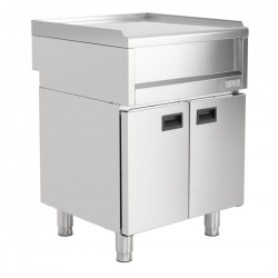 Buffalo 600 Series RVS neutrale werktafel met kast 600mm