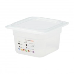 Cambro Safetrak IML Polypropyleen Voedselbewaarbak 1/6 GN 100 mm - Helder
