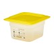 Cambro Safetrak IML Polypropyleen Voedselbewaarbak 1/6 GN 100 mm - Helder