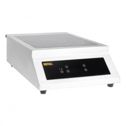 Buffalo Inductiekookplaat 5kW RVS Zilver – Professionele Horeca Kookplaat