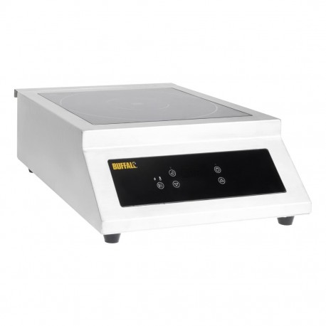 Buffalo Inductiekookplaat 5kW RVS Zilver – Professionele Horeca Kookplaat