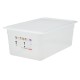 Cambro Safetrak IML Voedselopslagbak GN 1/1 - Polypropyleen, Helder, 200mm