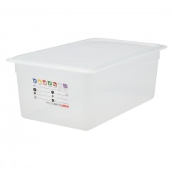 Cambro Safetrak IML Voedselopslagbak GN 1/1 - Polypropyleen, Helder, 200mm