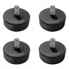 Buffalo rubberen voetjes (4 stuks) – zwart reserveonderdeel voor HW925 en HW926