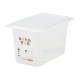 Cambro Safetrak IML voedselopslagbak GN 1/4, 150mm, polypropyleen, helder