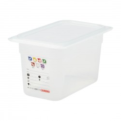 Cambro Safetrak IML voedselopslagbak GN 1/4, 150mm, polypropyleen, helder