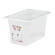 Cambro Safetrak IML voedselopslagbak GN 1/4, 150mm, polypropyleen, helder