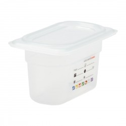 Cambro Safetrak IML Polypropyleen Voedselopslagbak GN 1/9 - 100mm - Helder