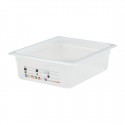 Cambro Safetrak IML polypropyleen voedselbewaarbak 1/2 GN 100mm - Helder