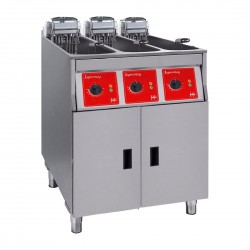 FriFri Sup Easy 633 friteuse met drie kuipen en filter [3x7,5-9L/3x11kW]