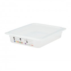 Cambro Safetrak IML polypropyleen voedselopslagbak 1/2 GN 65mm - Helder