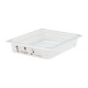 Cambro Safetrak IML polypropyleen voedselopslagbak 1/2 GN 65mm - Helder