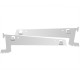 Buffalo beugelset bovenste schap (links en rechts) - RVS 430