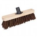 Jantex houten bezemkop bassine zacht 300mm - bruin
