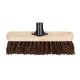 Jantex houten bezemkop bassine zacht 300mm - bruin