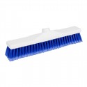 Jantex zachte hygiëne bezemkop blauw 400mm – Polypropyleen
