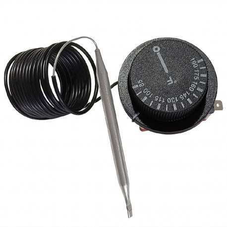 Nisbets Essentials thermostaat voor HW929 – ABS, zwart