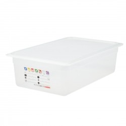 Cambro Safetrak IML polypropyleen voedselopslagbak 1/1 GN 150mm - Helder