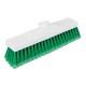 Jantex zachte hygiëne bezemkop groen 300mm - Polypropyleen