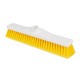 Jantex zachte hygiëne bezemkop geel 400mm – kleurcode voor hygiënisch schoonmaken