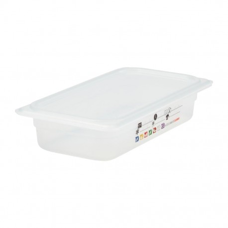 Cambro Safetrak IML Polypropyleen Voedselbak 1/3 GN 65mm - Helder