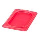 Cambro Safetrak IML sluitdeksel rood – polypropyleen – 1/9 GN