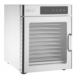 Buffalo voedseldroger 10 roosters RVS - Professionele droogoven Zilver