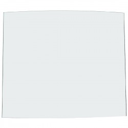 Buffalo deurglas zilver – reserveonderdeel voor HW922
