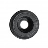 Buffalo plug afdekkap rubber zwart - reserveonderdeel